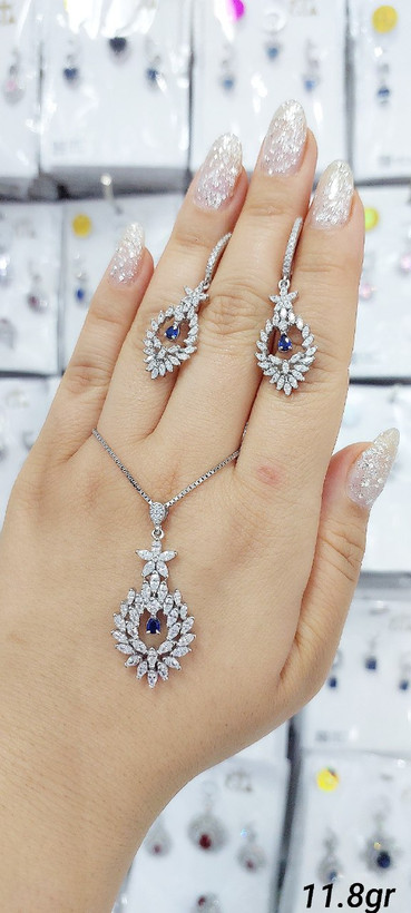 Luxury Silver Set | نیمست لاکچری نقره GTA انتخابی خاص برای بانویی خاص