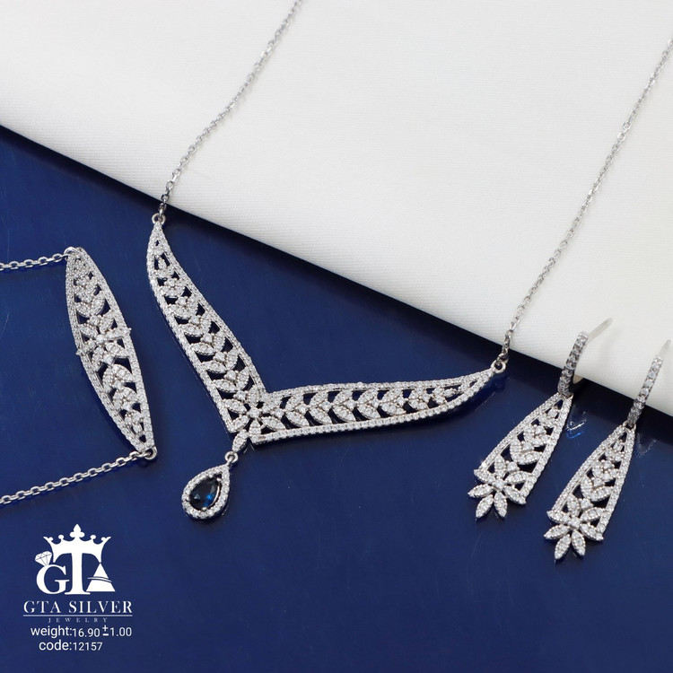 925 Sterling Silver Set by GTA – درخشش خاص برای استایلی خاص ترکیبی از هنر و کیفیت