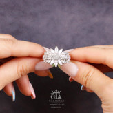 جذابیت درخشان با Silver 925 Marquise Ring | انگشتر خاص و شیک