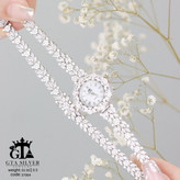 ست زیبا و شیک مارکیز نقره ۹۲۵ Timeless Elegance Awaits انتخابی ایدهآل برای هر مناسبت