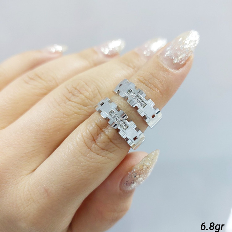 حلقه ست نامزدی نقره ۹۲۵ عیار برند gta