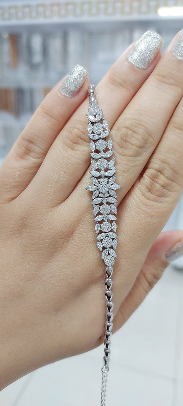 925 Silver Hand Chain Set by GTA | طراحی متفاوت برای خانمهای خاص ترکیبی از شیک بودن و کیفیت بالا