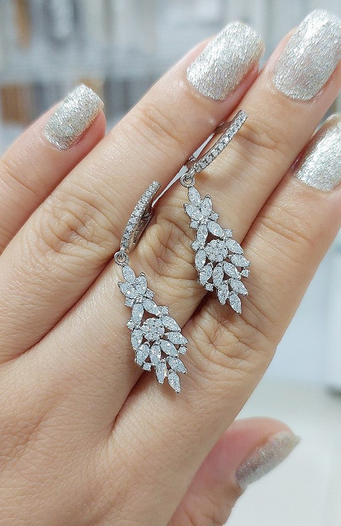 Luxury GTA Silver Set | نقره اصل با نگینهای درخشان