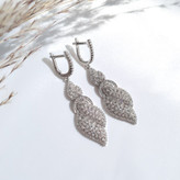 ست زیورآلات نقره زنانه برند GTA، طراحی شیک و نگینکاری ظریف