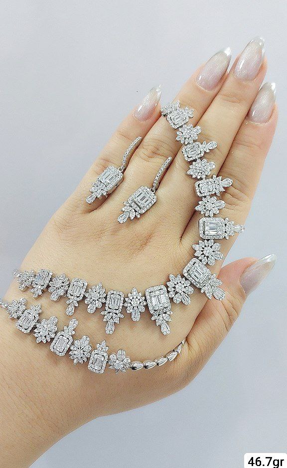 GTA 925 Silver Set  ترکیبی از ظرافت و درخشش برای اونایی که به استایلشون اهمیت میدن