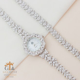 ست ساعت و دستبند نقره با طراحی مارکیز 925 Silver | Sparkle like never before برای درخشیدن، همین حالا