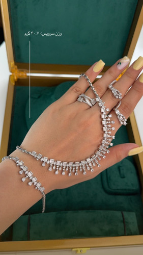 925 Silver Luxury Jewelry | سرویس جواهر برند اصل GTA