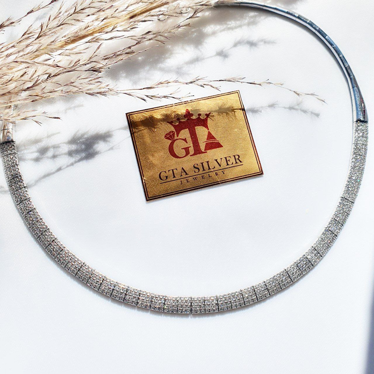 ست جواهر نقره زنانه با طراحی مدرن و ظریف – Necklace + Bracelet + Earrings