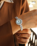 ساعت زنانه نقره 925 برند GTA با موتور ژاپنی و طراحی لوکس زنانه Silver Women Watch GTA Japan Movement