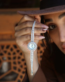 ساعت نقره زنانه ۹۲۵ عیار مدل مجلسی از برند GTA – Silver Ladies Watch with Japanese Movement