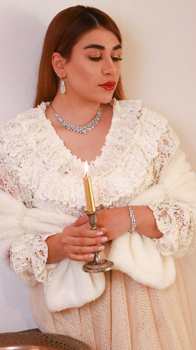 925 Silver Jewelry Set ✨ سرویس نقره ۹۲۵ عیار با طراحی منحصر به فرد