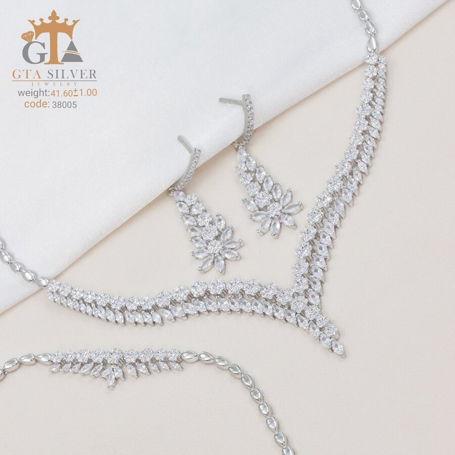 سرویس نقره طرح جواهر سوپر میکرو کد 312